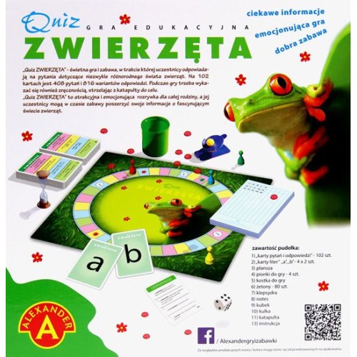 Quiz Zwierzęta - WIELKI Dla dzieci Alexander Quiz Zwierzęta - WIELKI Dla dzieci Alexander