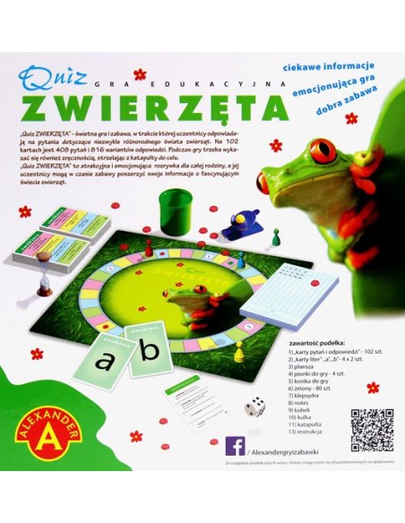 Quiz Zwierzęta - WIELKI Dla dzieci Alexander Quiz Zwierzęta - WIELKI Dla dzieci Alexander