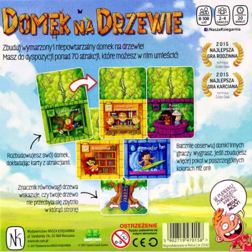 Domek na drzewie Karciane Nasza Księgarnia