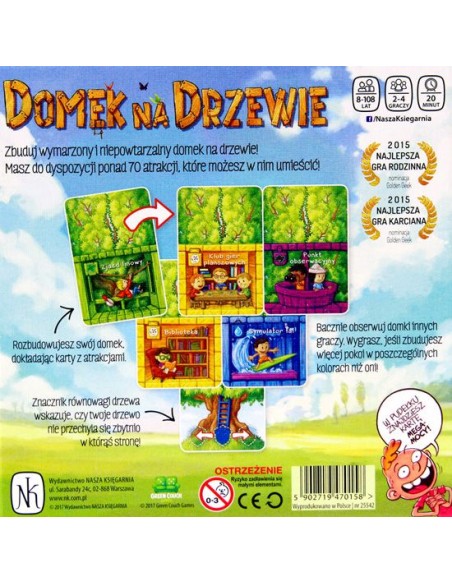 Domek na drzewie Karciane Nasza Księgarnia