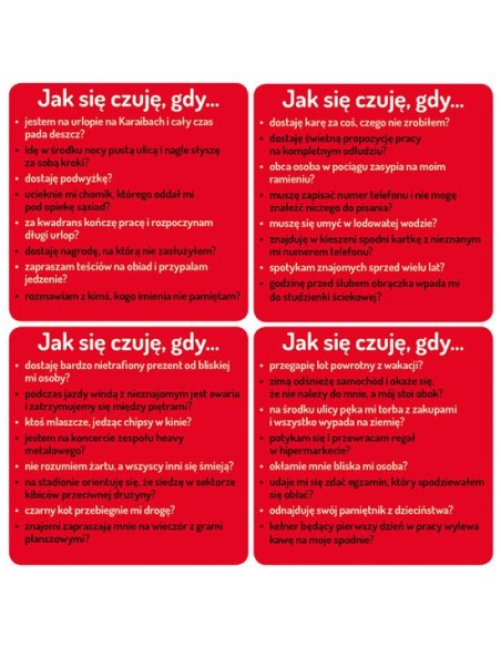 Gra na emocjach Imprezowe Nasza Księgarnia