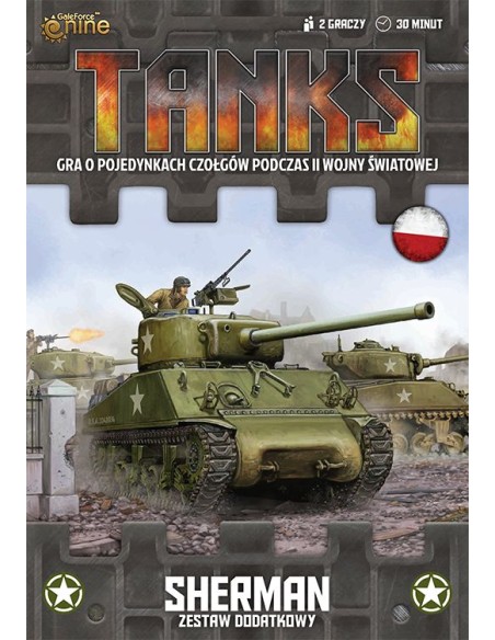 Tanks: USA - Sherman - Zestaw Dodatkowy Tanks Gale Force Nine