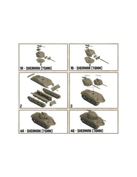 Tanks: USA - Sherman - Zestaw Dodatkowy Tanks Gale Force Nine