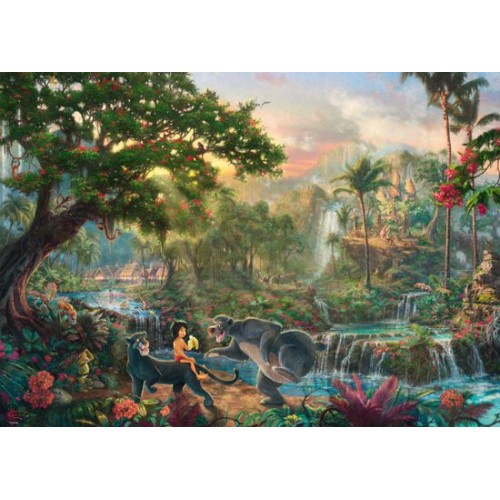 PQ Puzzle 1000 el. THOMAS KINKADE Księga dżungli (Disney) Schmidt Spiele Schmidt Spiele