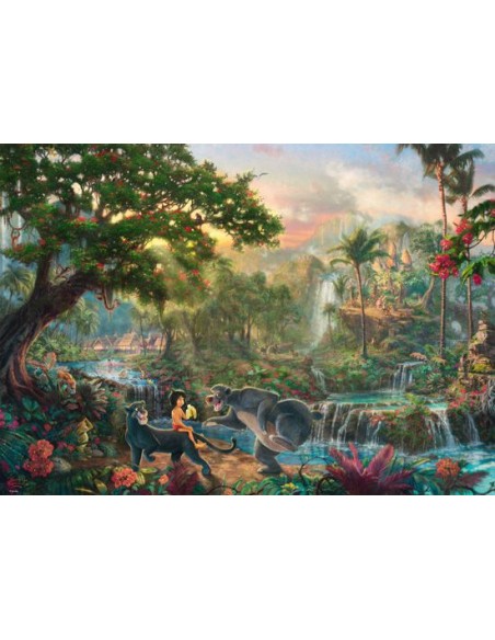 PQ Puzzle 1000 el. THOMAS KINKADE Księga dżungli (Disney) Schmidt Spiele Schmidt Spiele
