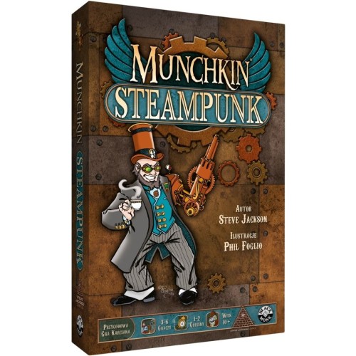 Munchkin Steampunk (edycja polska) Imprezowe Black Monk