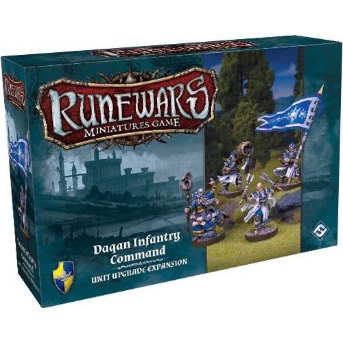 RuneWars: The Miniatures Game - Daqan Infantry Unit Upgrade Expansion Black Friday Fantasy Flight Games