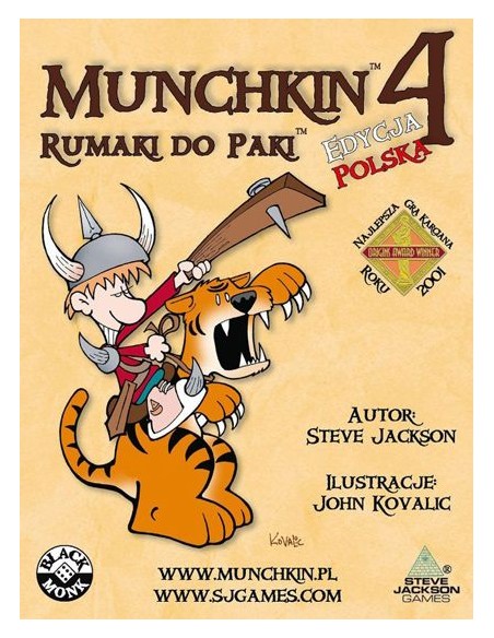 Munchkin 4 - Rumaki Do Paki Munchkin Black Monk