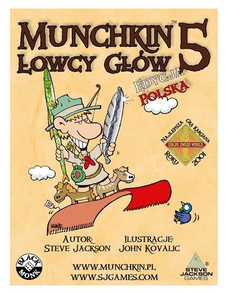 Munchkin 5 - Łowcy Głów Munchkin Black Monk