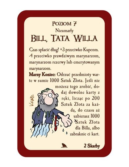 Munchkin z Karaibów 2 - Bryknij Rekinka Munchkin Black Monk