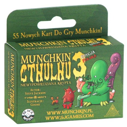Munchkin Cthulhu 3 - Niewypowiedziana Krypta Munchkin Black Monk