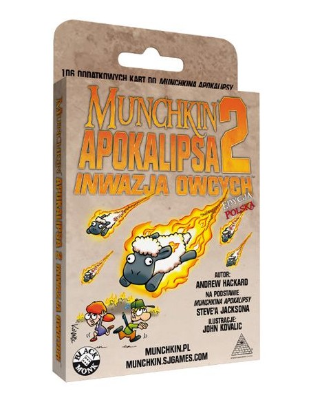 Munchkin Apokalipsa - Inwazja Owcych Munchkin Black Monk