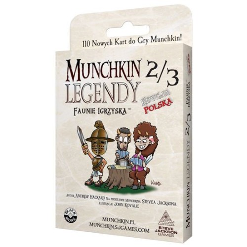 Munchkin Legendy 2/3 - Faunie Igrzyska Munchkin Black Monk