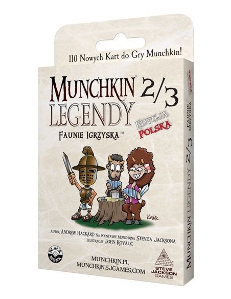 Munchkin Legendy 2/3 - Faunie Igrzyska Munchkin Black Monk