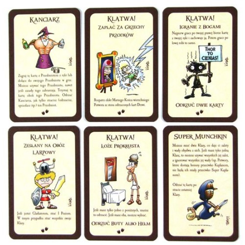 Munchkin Legendy 2/3 - Faunie Igrzyska Munchkin Black Monk