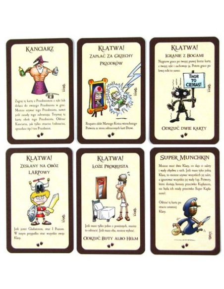 Munchkin Legendy 2/3 - Faunie Igrzyska Munchkin Black Monk