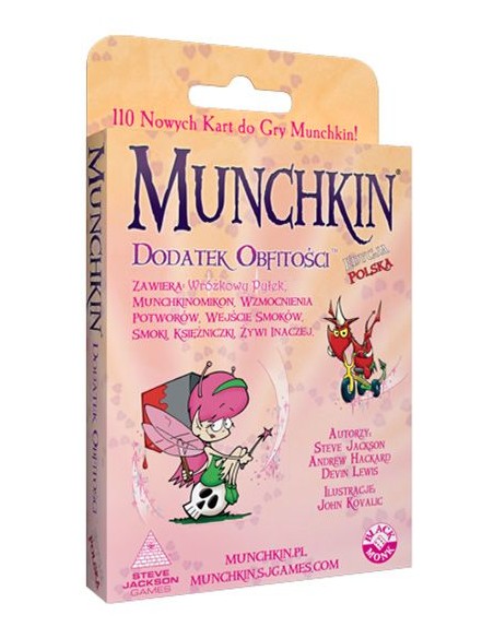 Munchkin - Dodatek Obfitości Munchkin Black Monk
