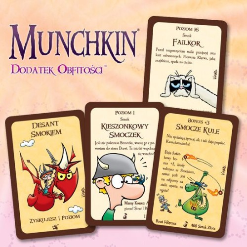 Munchkin - Dodatek Obfitości Munchkin Black Monk