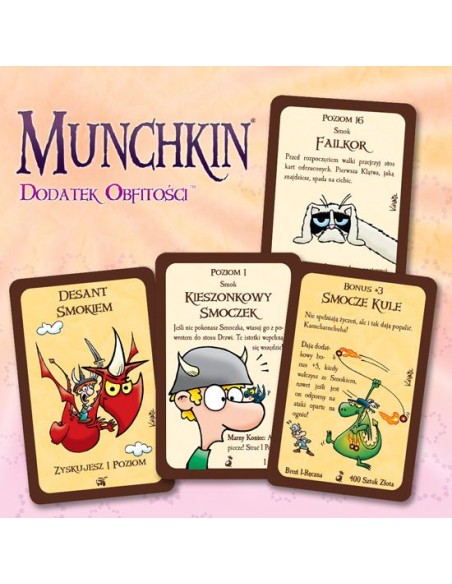 Munchkin - Dodatek Obfitości Munchkin Black Monk