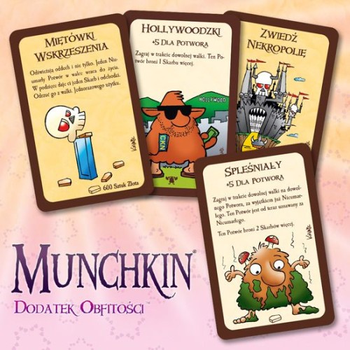 Munchkin - Dodatek Obfitości Munchkin Black Monk