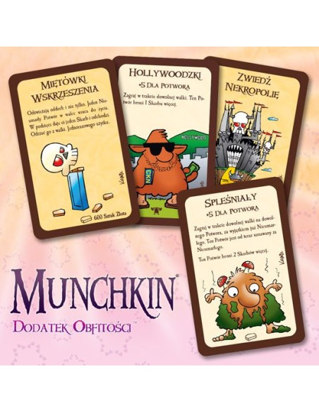 Munchkin - Dodatek Obfitości Munchkin Black Monk