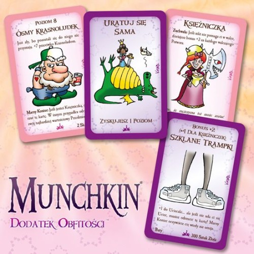 Munchkin - Dodatek Obfitości Munchkin Black Monk