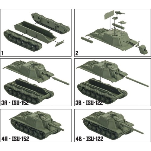 Tanks: ZSRR - ISU-152 lub ISU-122 Zestaw Dodatkowy Tanks Gale Force Nine