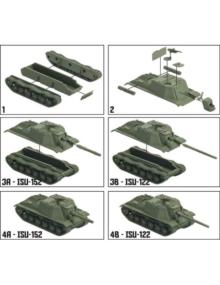 Tanks: ZSRR - ISU-152 lub ISU-122 Zestaw Dodatkowy Tanks Gale Force Nine