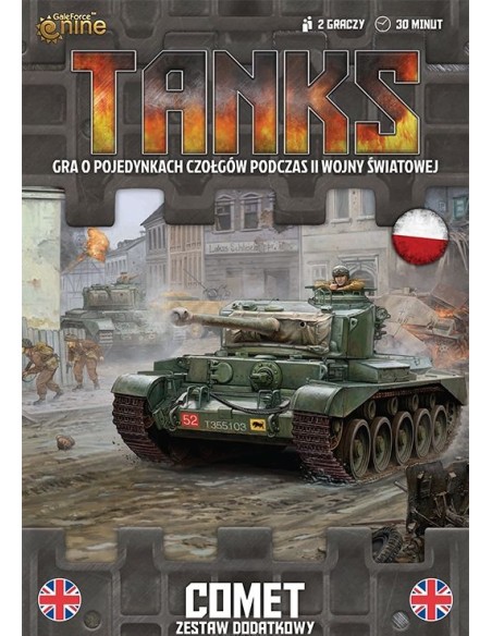 Tanks: Wielka Brytania - Comet - Zestaw Dodatkowy Tanks Gale Force Nine