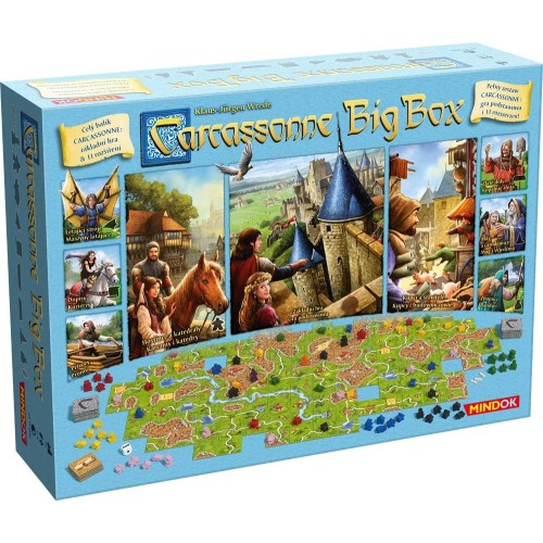 Carcassonne Big Box 6 edycja polska Rodzinne Bard Centrum Gier