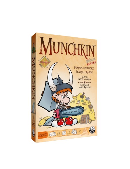 Munchkin - Edycja 2015 Munchkin Black Monk Munchkin - Edycja 2015 Munchkin Black Monk