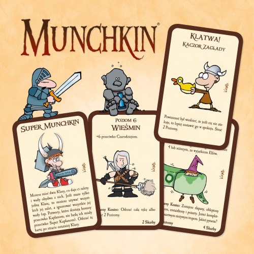 Munchkin - Edycja 2015 Munchkin Black Monk Munchkin - Edycja 2015 Munchkin Black Monk