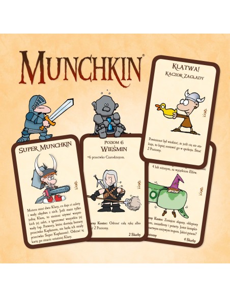 Munchkin - Edycja 2015 Munchkin Black Monk Munchkin - Edycja 2015 Munchkin Black Monk