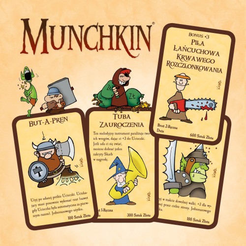 Munchkin - Edycja 2015 Munchkin Black Monk Munchkin - Edycja 2015 Munchkin Black Monk