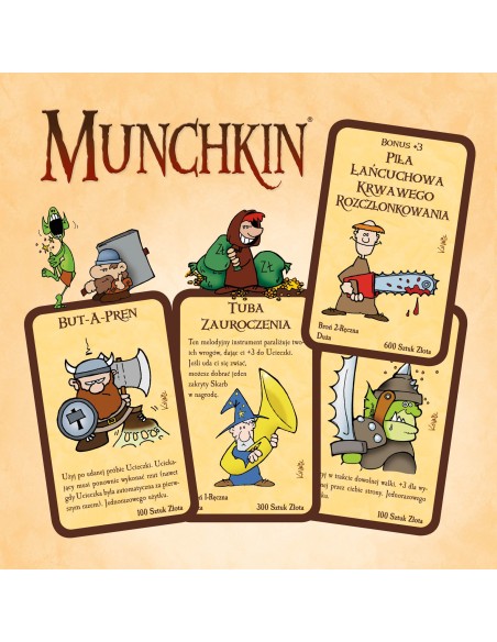 Munchkin - Edycja 2015 Munchkin Black Monk Munchkin - Edycja 2015 Munchkin Black Monk