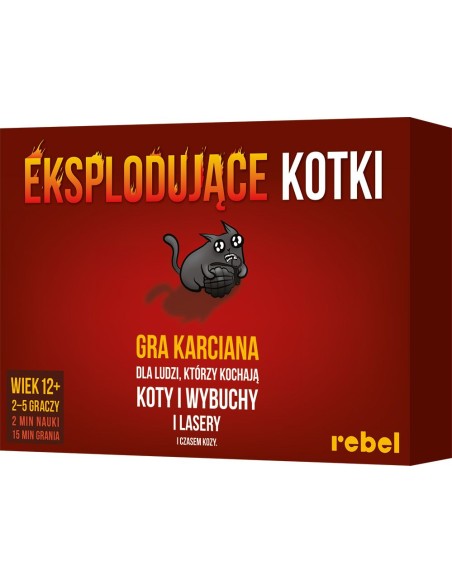 Eksplodujące Kotki( nowa edycja) Karciane Rebel