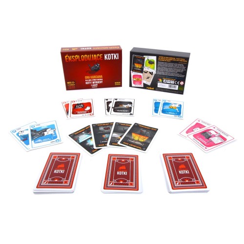 Eksplodujące Kotki( nowa edycja) Karciane Rebel