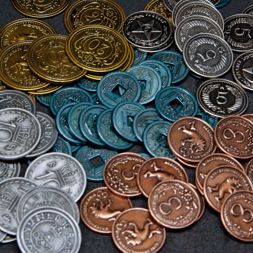 Scythe: metalowe monety Monety Stronghold Games Scythe: metalowe monety Monety Stronghold Games