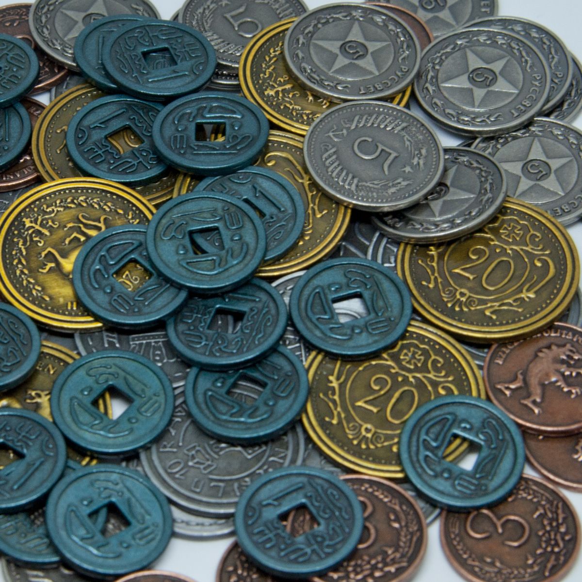 Scythe: metalowe monety