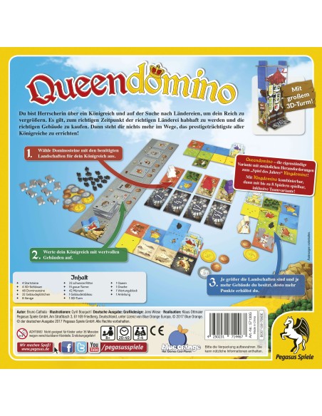 Queendomino DE Rodzinne Pegasus Spiele