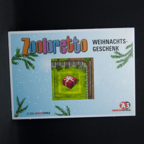 Zooloretto: Christmas Gift  - dodatek z kalendarza adwentowego 2016(8) Dodatki Promocyjne Abacus Spiele