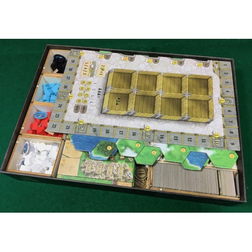 Geekmod - Drewniany insert pasujący do gry Clans of Caledonia Inserty i organizery GeekMod