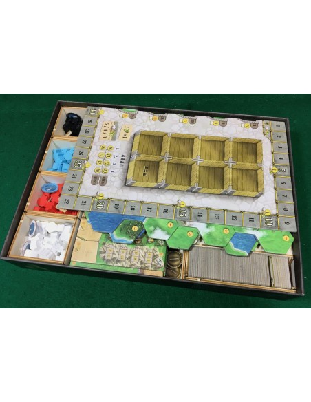 Geekmod - Drewniany insert pasujący do gry Clans of Caledonia Inserty i organizery GeekMod