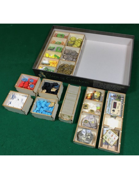 Geekmod - Drewniany insert pasujący do gry Clans of Caledonia Inserty i organizery GeekMod