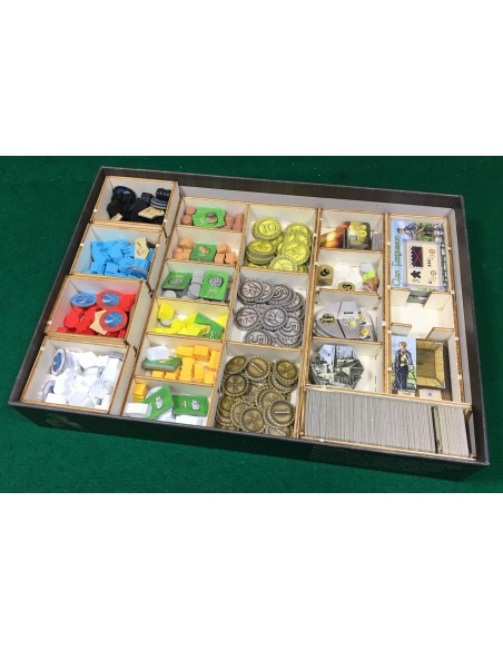 Geekmod - Drewniany insert pasujący do gry Clans of Caledonia Inserty i organizery GeekMod