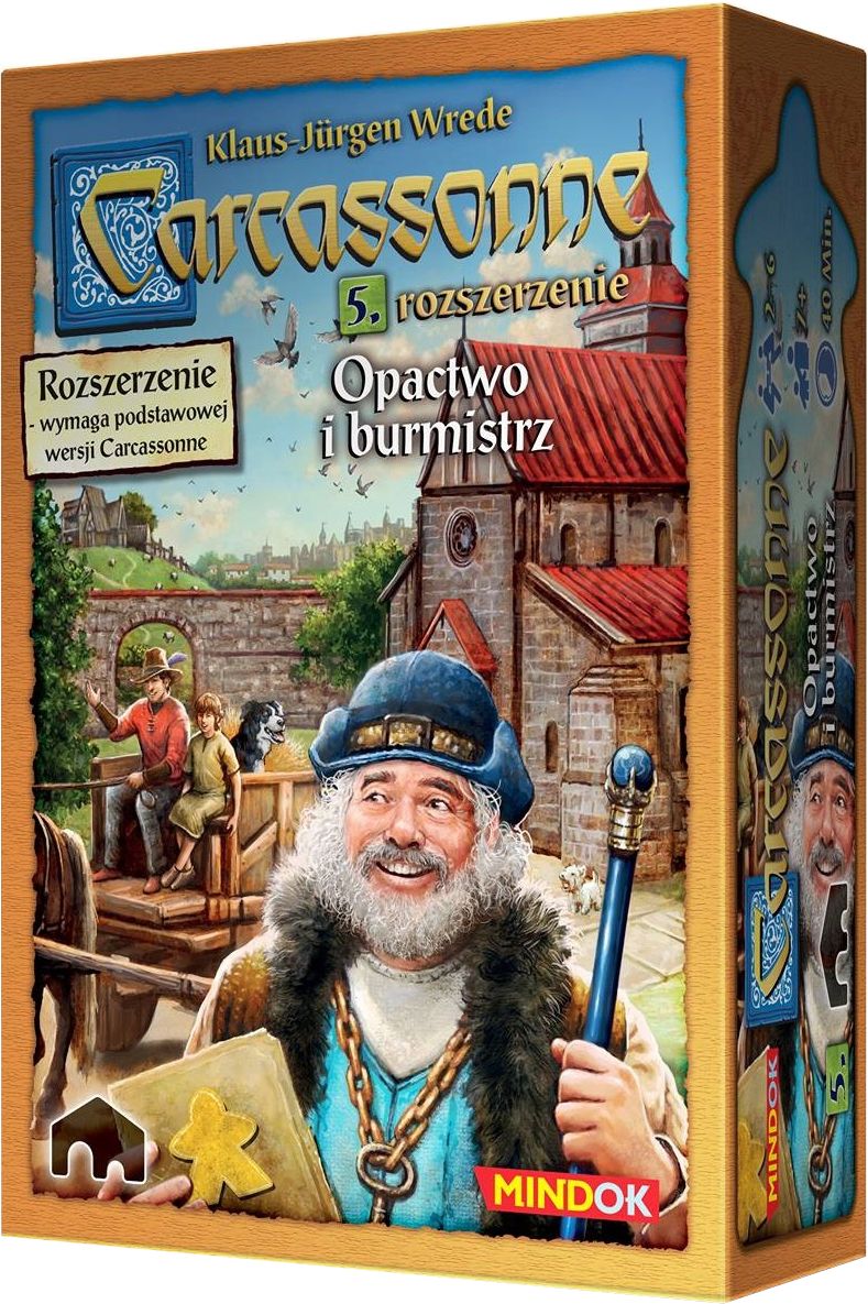 Carcassonne: Opactwo i Burmistrz (druga edycja polska)