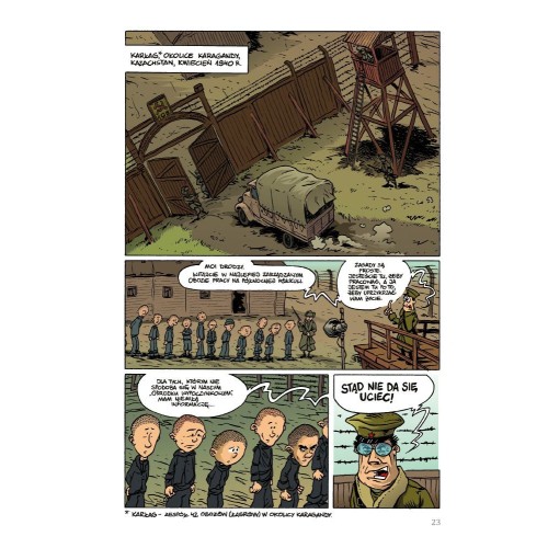 Wojenna Odyseja Antka Srebrnego 1939-1944. Zeszyt 2. Ucieczka z nieludzkiej ziemi 1940 r. Komiksy historyczne IPN