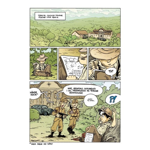 Wojenna Odyseja Antka Srebrnego 1939-1944. Zeszyt 5. Kocioł Falaise 1944 r. Komiksy historyczne IPN