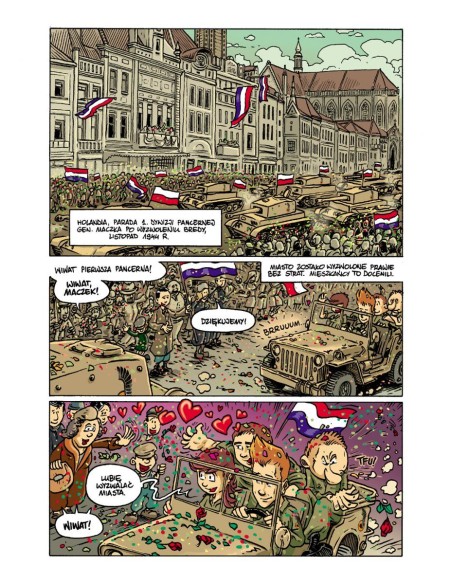 Wojenna Odyseja Antka Srebrnego 1939-1945. Zeszyt 7. Kierunek Wilhelmshaven 1945 r Komiksy historyczne IPN