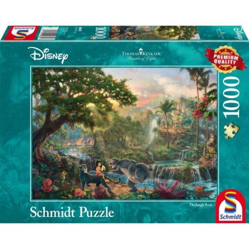 PQ Puzzle 1000 el. THOMAS KINKADE Księga dżungli (Disney) Schmidt Spiele Schmidt Spiele